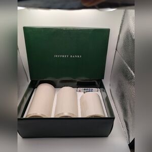Jeffrey Banks Multi-function Remote Control Flameless Candles Set Of 3 NIB Color